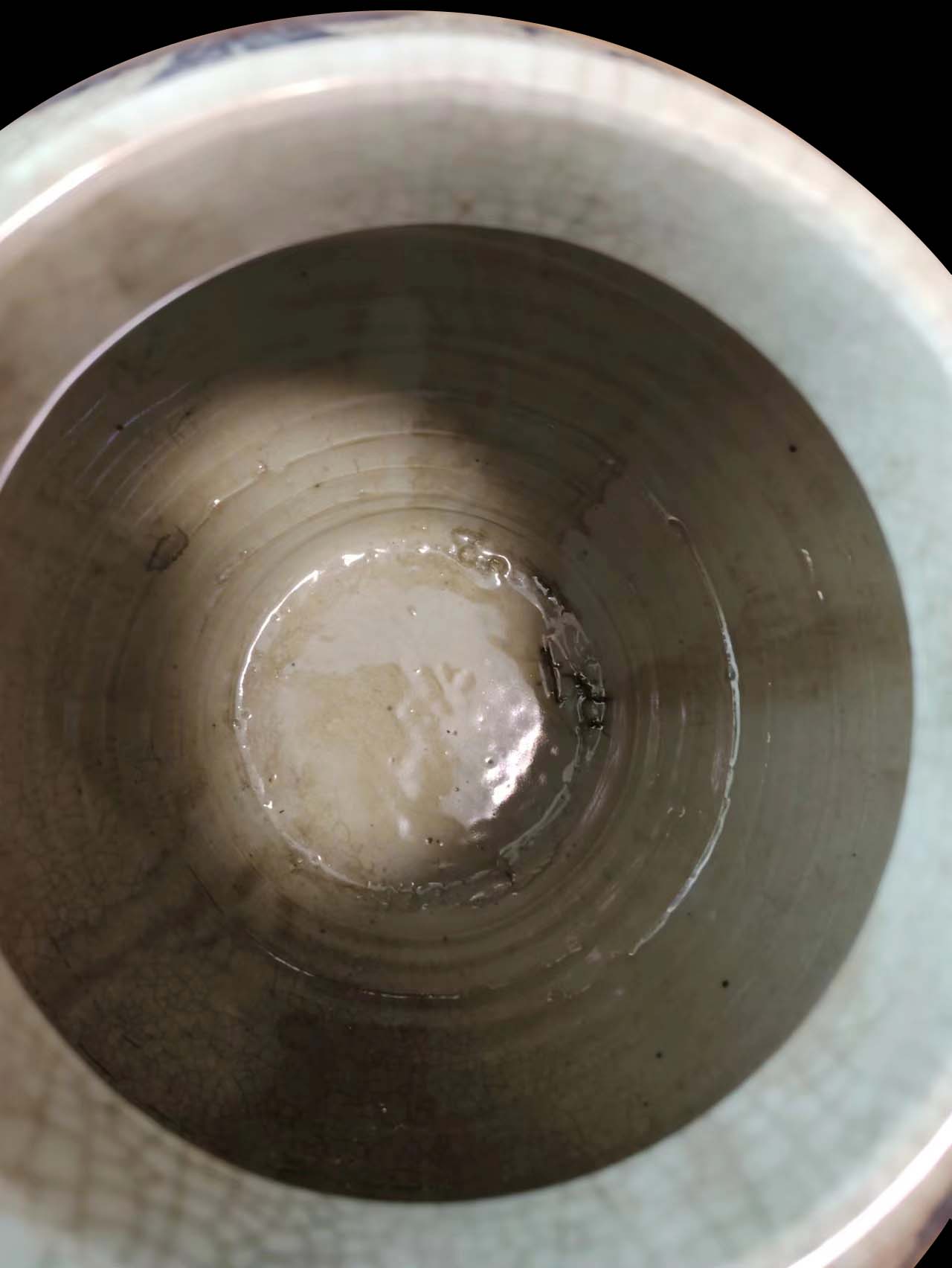 至正款青花人物故事纹将军罐5